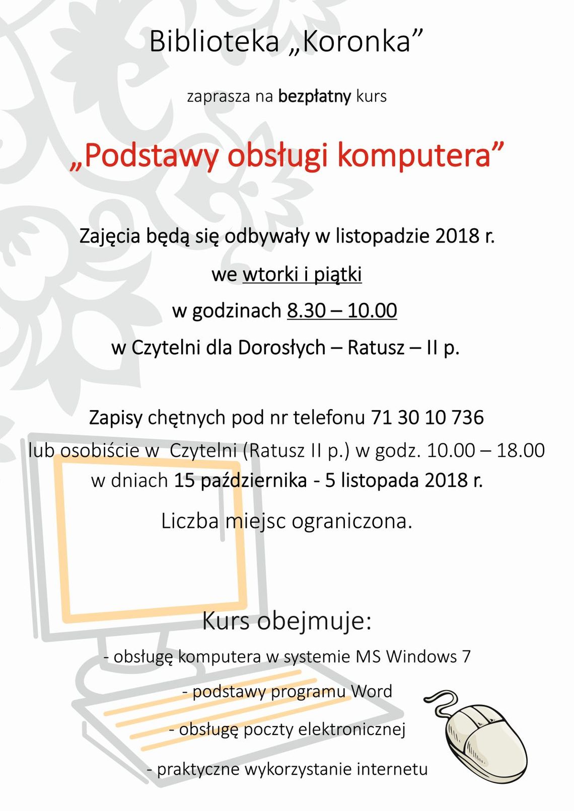 Darmowy kurs! Trwają zapisy