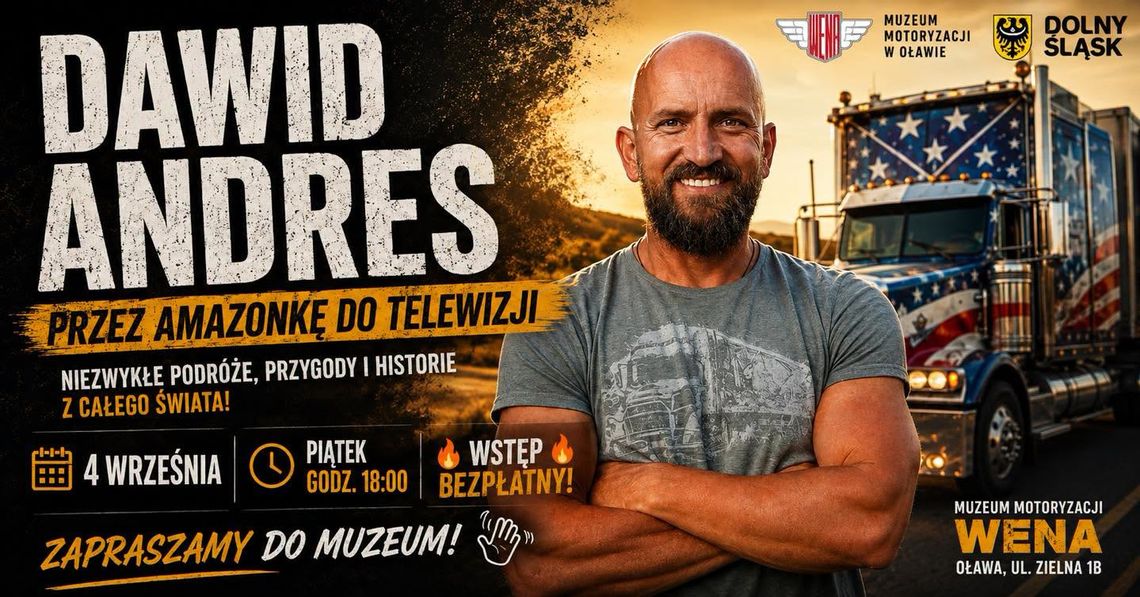 Dawid Andres w Oławie - przez Amazonkę do telewizji Dawid Andres w Oławie - przez Amazonkę do telewizji