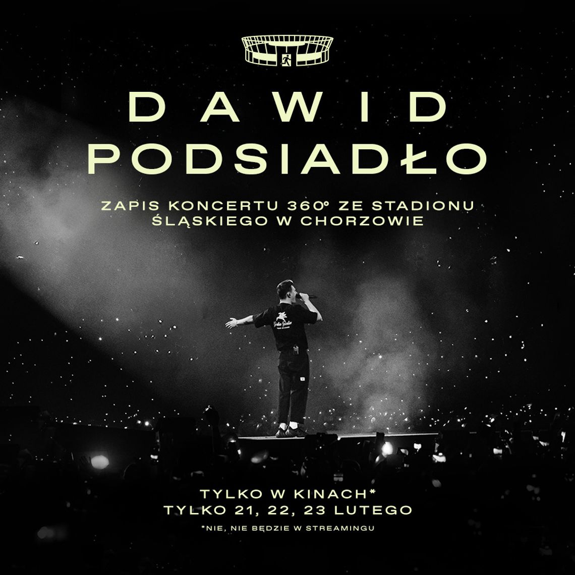 Dawid Podsiadło na wielkim ekranie