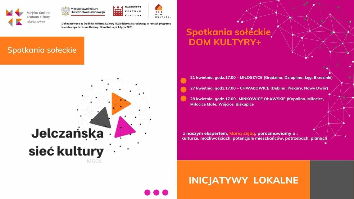 "Dom Kultury+", czyli MGCK zaprasza mieszkańców sołectw