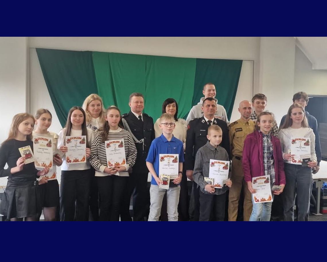 DOMANIÓW Młodzież zapobiega pożarom – eliminacje gminne za nami! DOMANIÓW Młodzież zapobiega pożarom – eliminacje gminne za nami!