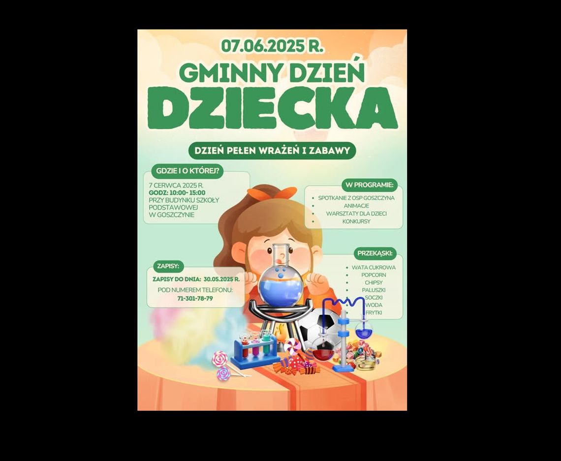 DOMANIÓW Zbliża się Gminny Dzień Dziecka!