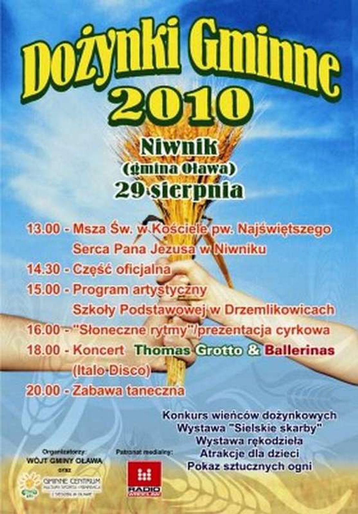 Dożynki 2010 - który wieniec będzie najpiękniejszy?