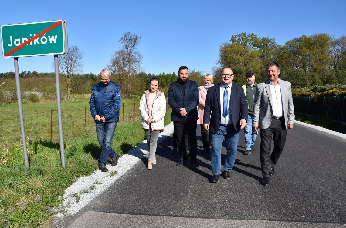 Droga z Janikowa do Hanny naprawiona