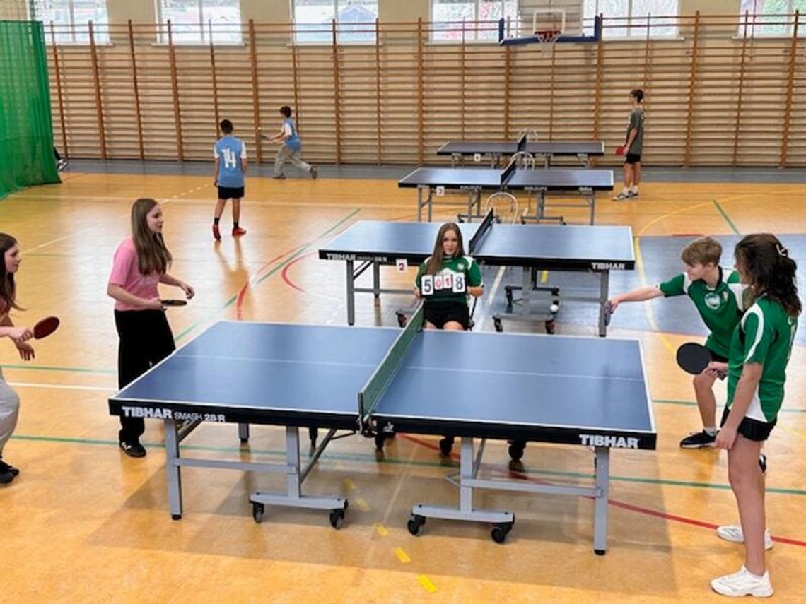Drużynowe mistrzostwa powiatu szkół podstawowych w tenisie stołowym