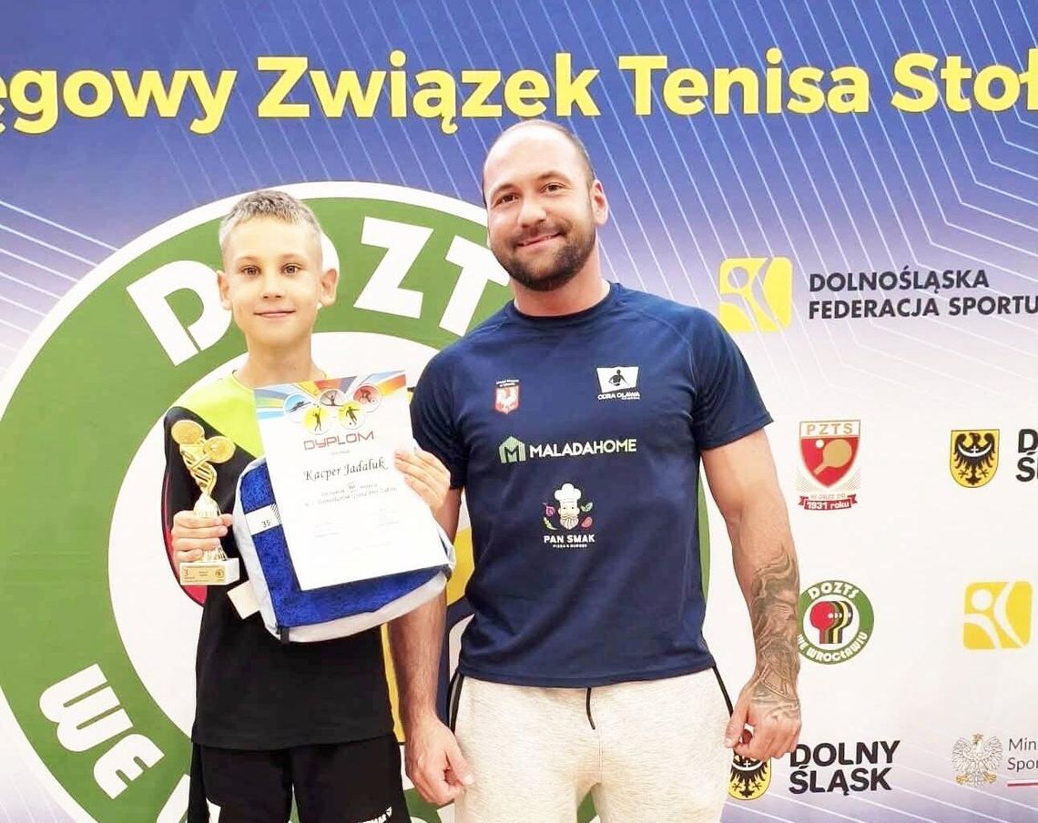 Duży sukces młodego tenisisty stołowego