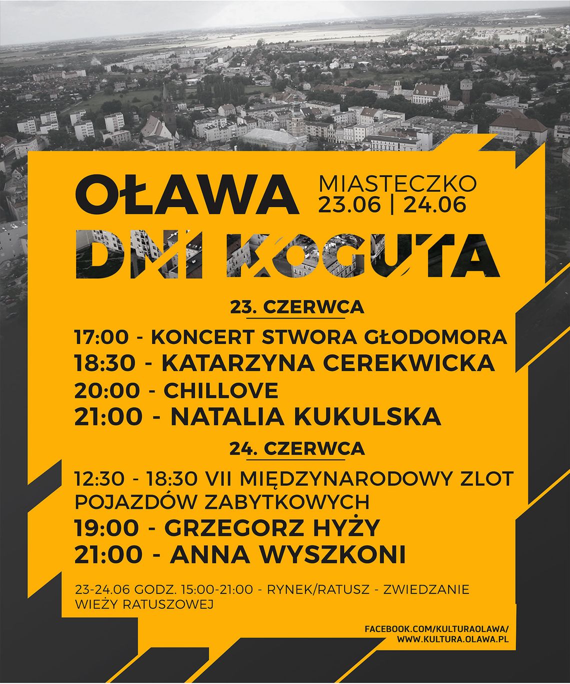 Dwa DNI KOGUTA i pięć koncertów! Grzegorz Hyży, Ania Wyszkoni, Natalia Kukulska i...