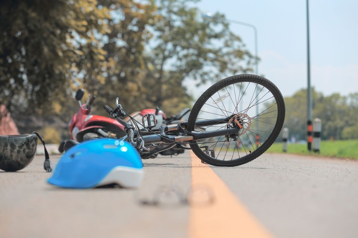 Dwa potrącenia rowerzystów Dwa potrącenia rowerzystów