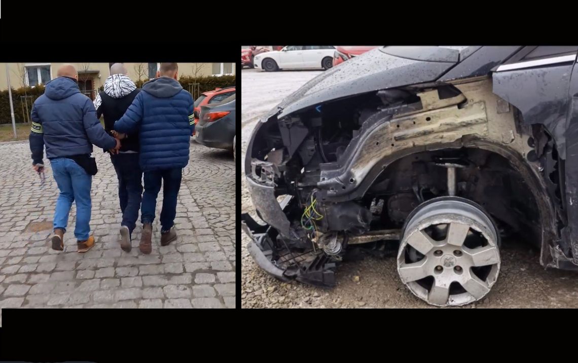 Dwie kolizje, kradzione auto, ucieczka i dwa promile...