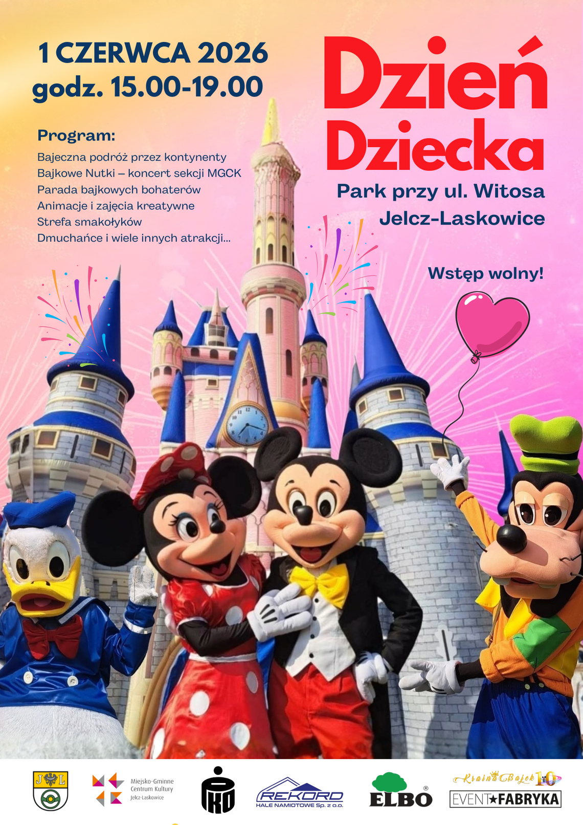 Dzień Dziecka w parku pod pałacem Dzień Dziecka w parku pod pałacem