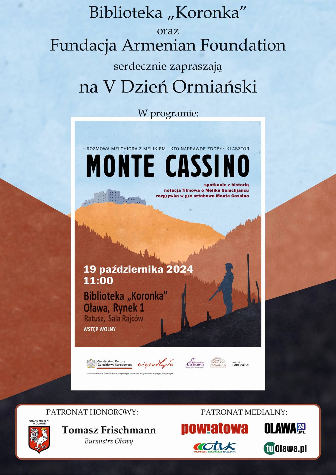 Dzień Ormiański w Oławie z... Monte Cassino