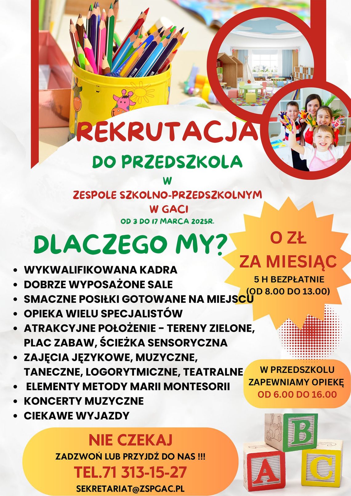 Dziś rusza rekrutacja Dziś rusza rekrutacja