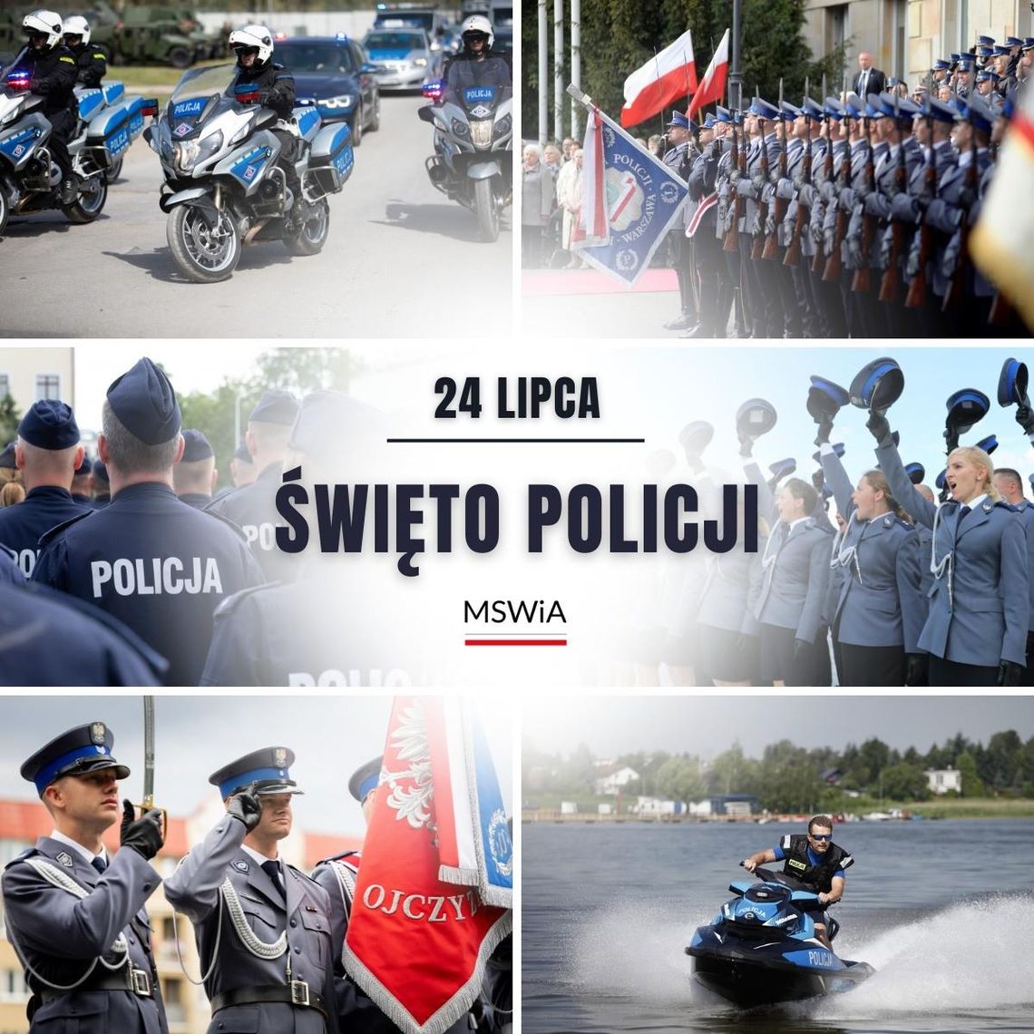 Dziś Święto Policji - życzenia spływają