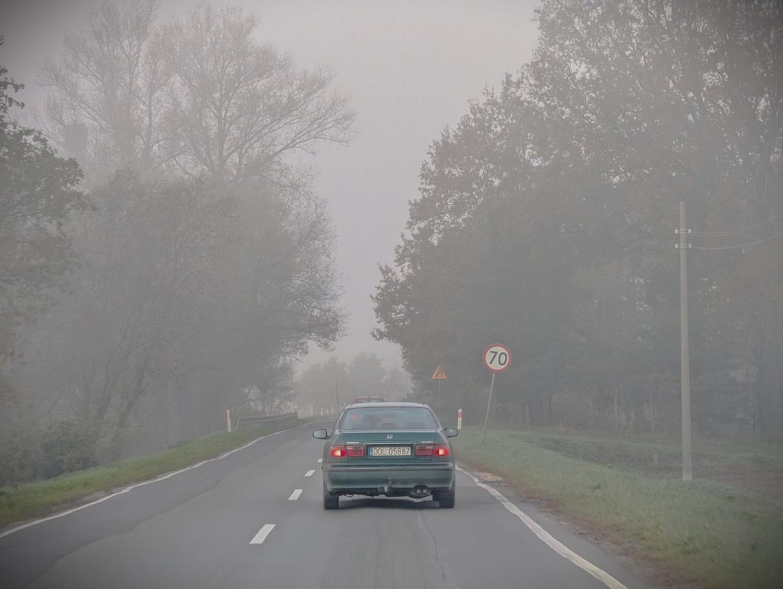 Dziś wieczorem i jutro rano gęsta mgła. IMGW ostrzega