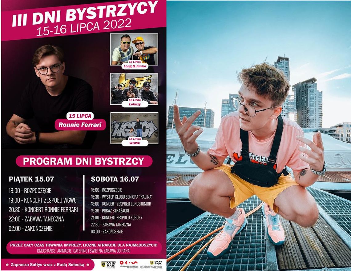 Ronnie Ferrari w Bystrzycy. Co zaśpiewa?