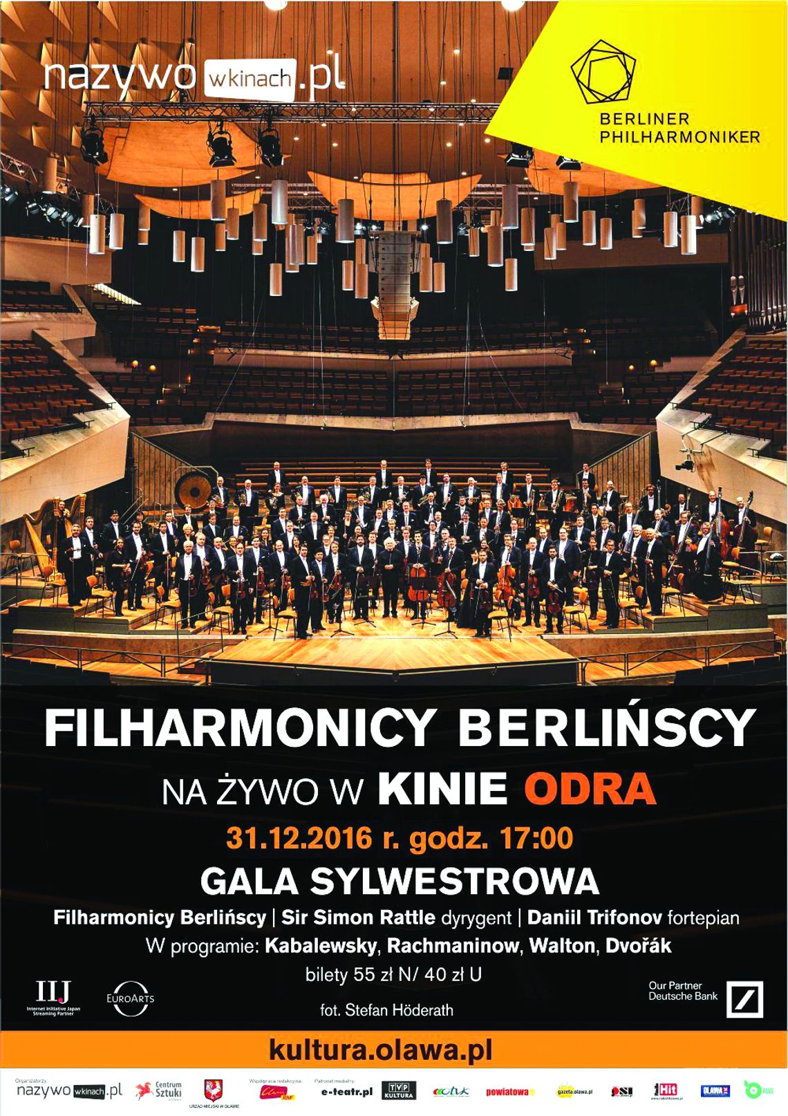 Filharmonicy berlińscy na Sylwestra