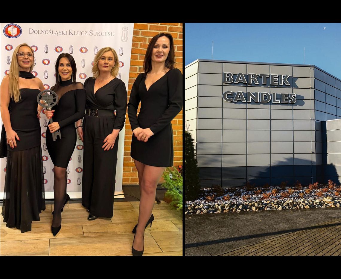Firma "Bartek Candles" dostała Dolnośląski Klucz Sukcesu! Firma "Bartek Candles" dostała Dolnośląski Klucz Sukcesu!