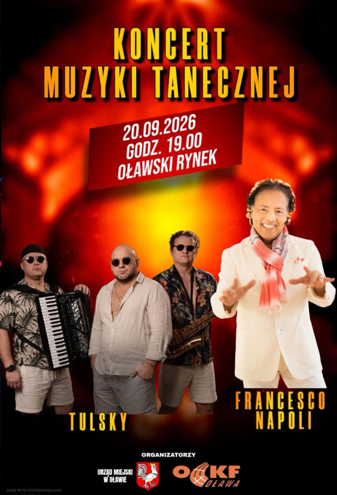 Francesco Napoli w Oławie. Bez biletów! Francesco Napoli w Oławie. Bez biletów!