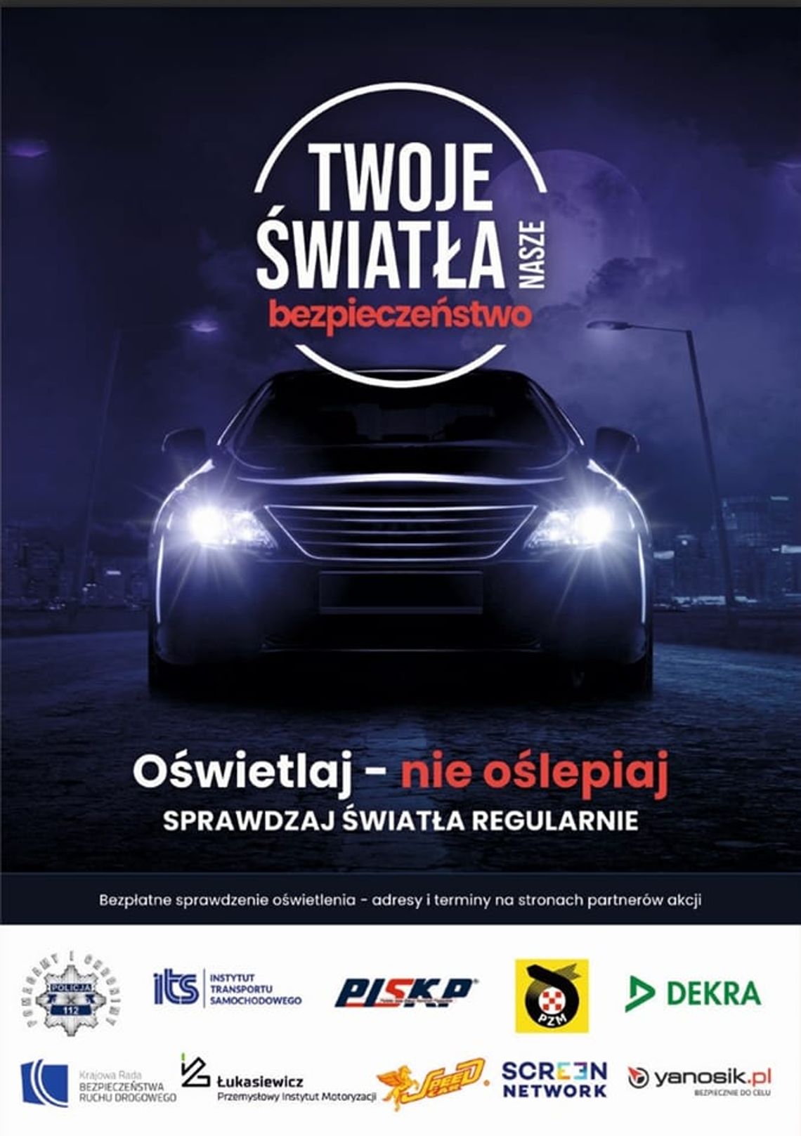 Gdzie jutro sprawdzisz światła bezpłatnie?