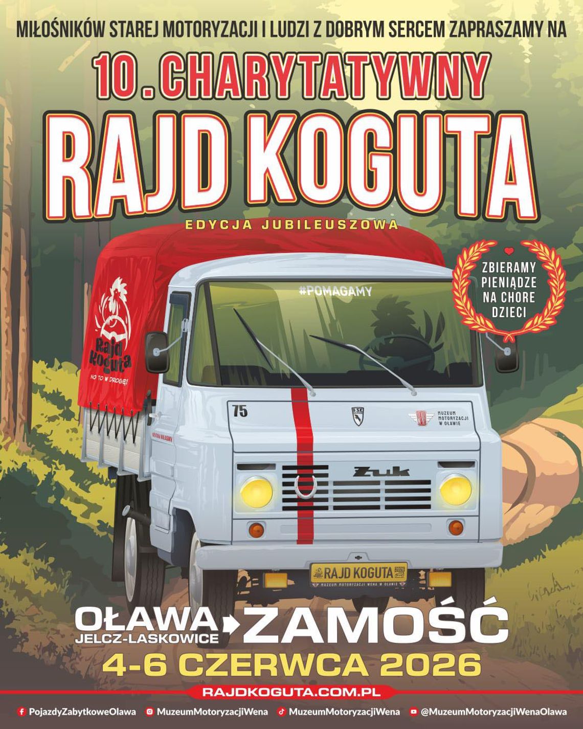 Gdzie pojedzie Rajd Koguta 2026? Już wiemy