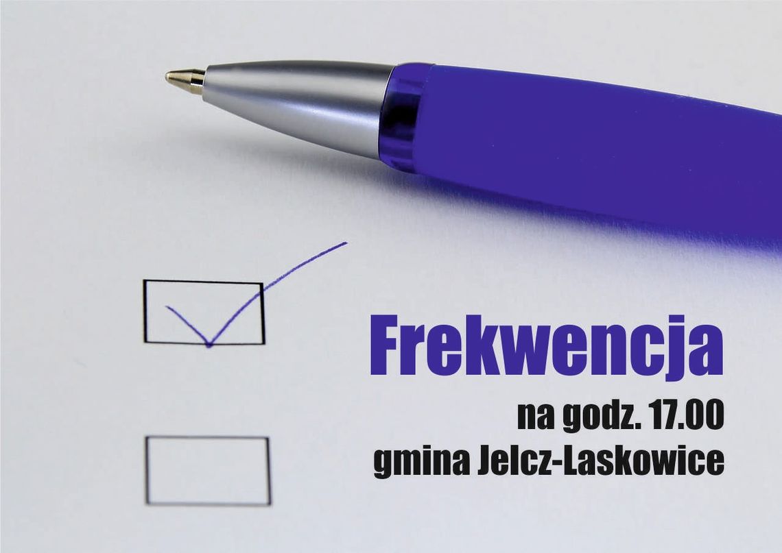 Gmina Jelcz-Laskowice. Frekwencja do godz. 17.00