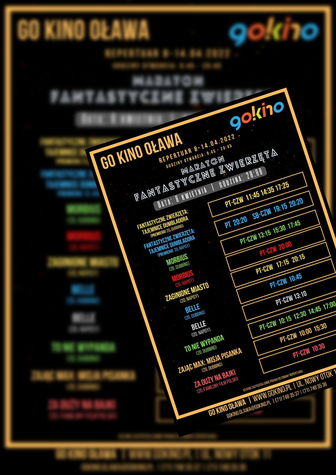 GO KINO! Premierowo "Fantastyczne zwierzęta"