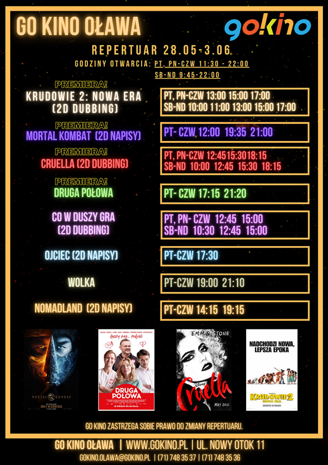 GO KINO zaprasza! Mortal Kombat i inne premiery!