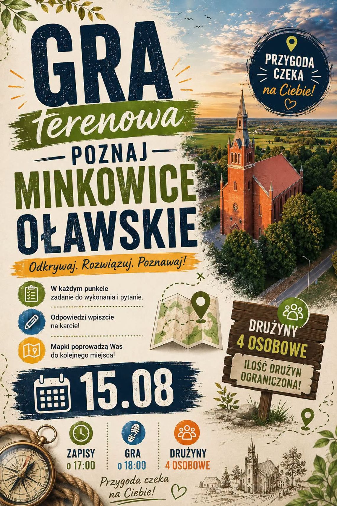 Gra Terenowa „Poznaj Minkowice Oławskie” Gra Terenowa „Poznaj Minkowice Oławskie”