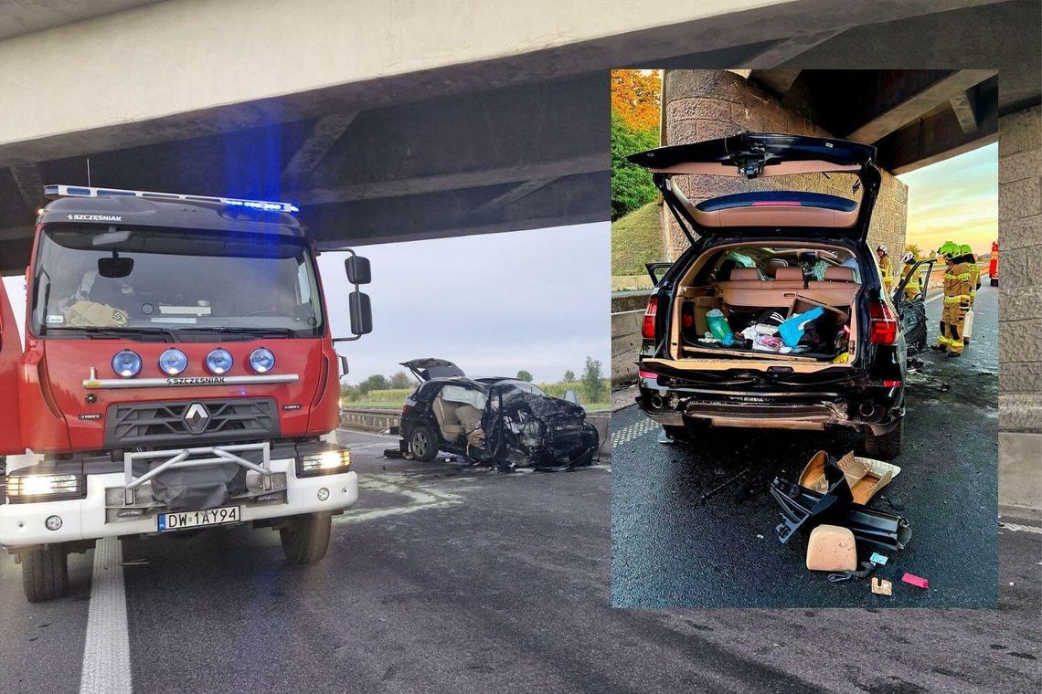 Groźny wypadek na A4. Ranne aż trzy osoby... Groźny wypadek na A4. Ranne aż trzy osoby...