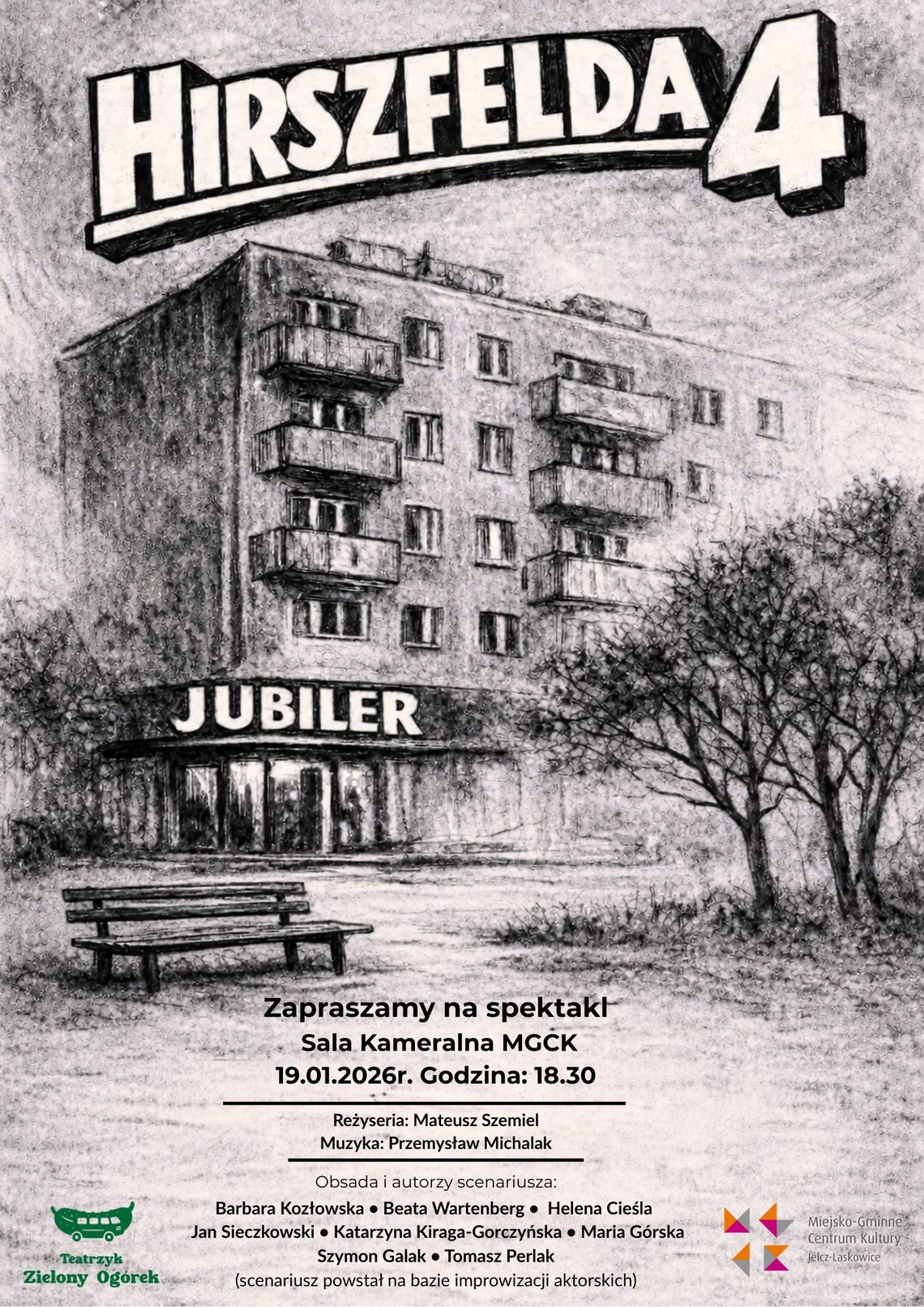 "Hirszfelda 4" - MGCK zaprasza na spektakl
