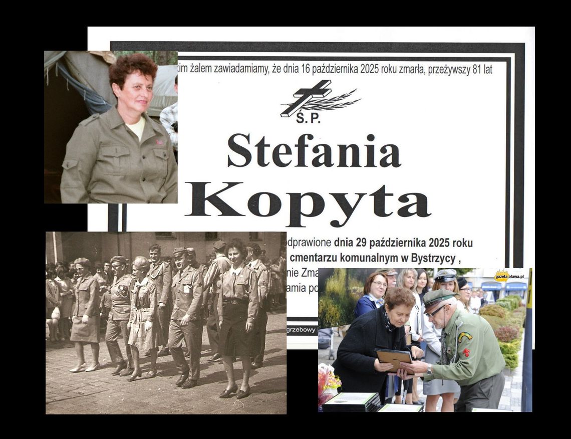 Hufiec żegna druhnę Stenię