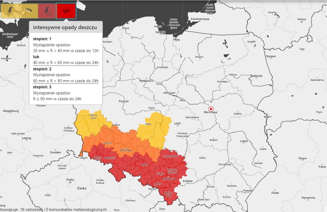 IMGW o prognozach na dziś