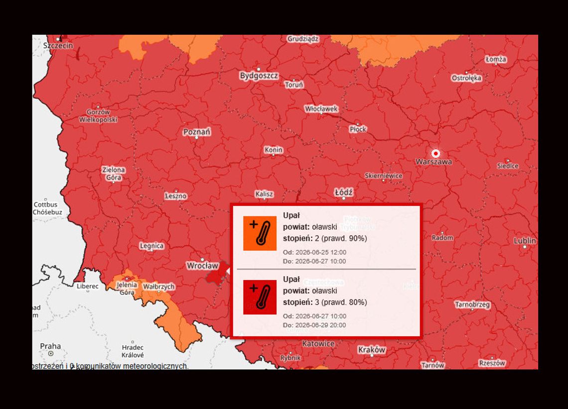 IMGW ostrzega. Od jutra prawdziwy upał