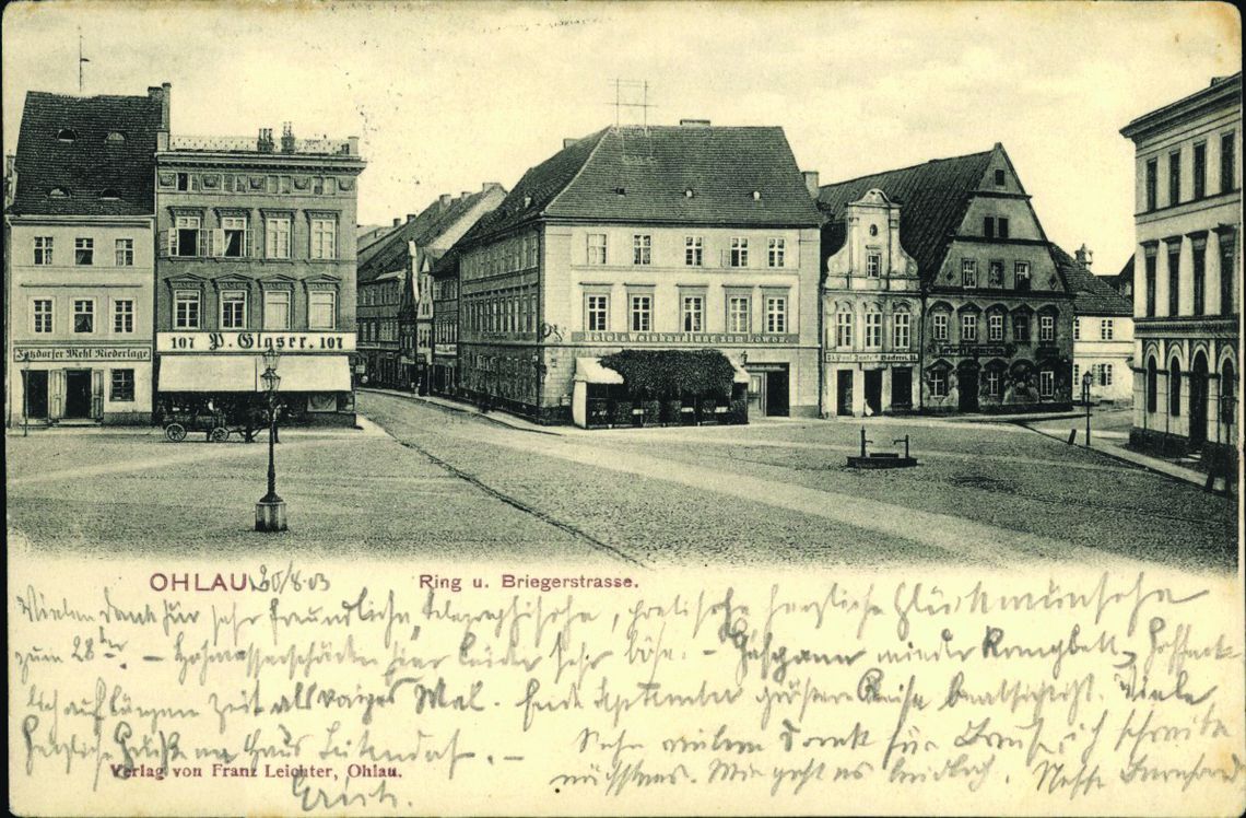 Jak oławski Rynek zmieniał się w ciągu ostatnich 100 lat