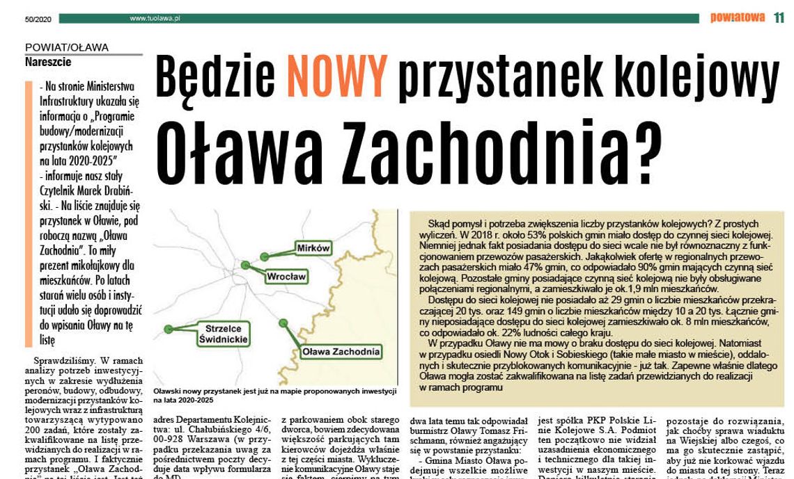 Jak wypełnić wniosek w sprawie nowego przystanku PKP?