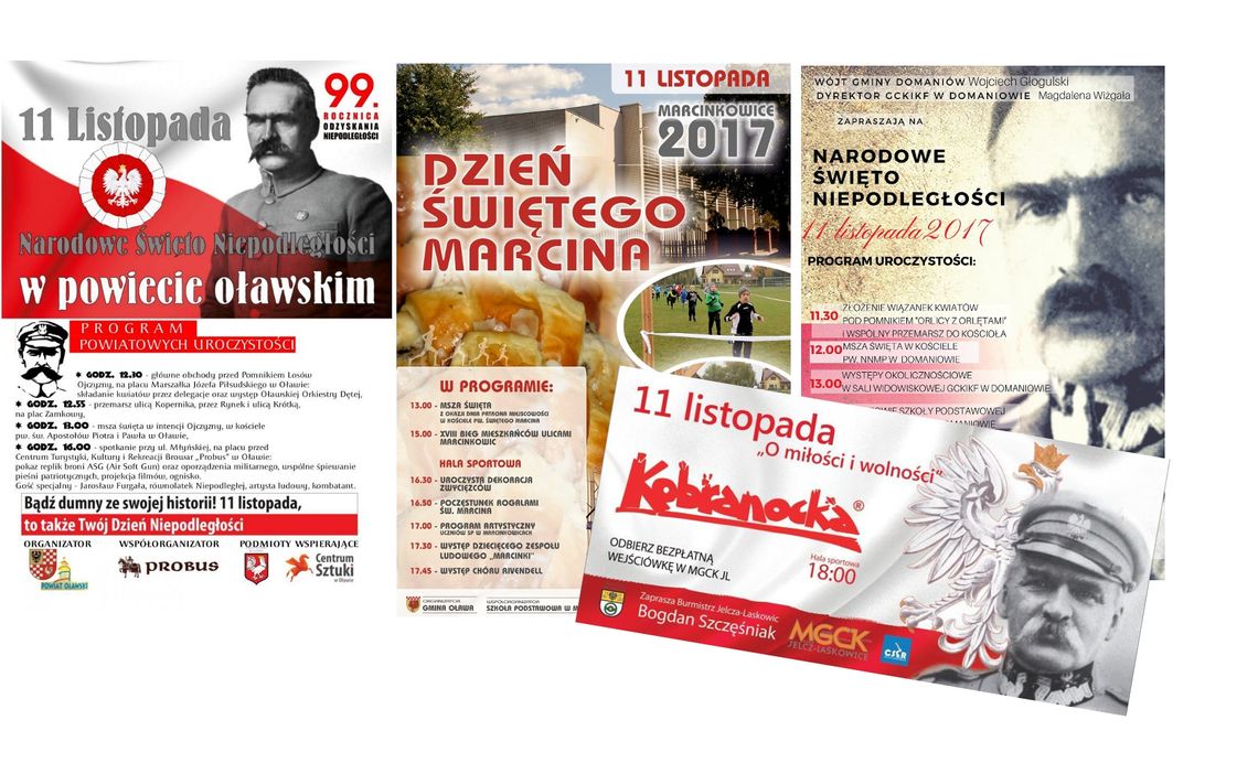 Jakie atrakcje będą 11 listopada? Oława, Jelcz-Laskowice, Domaniów i Marcinkowice