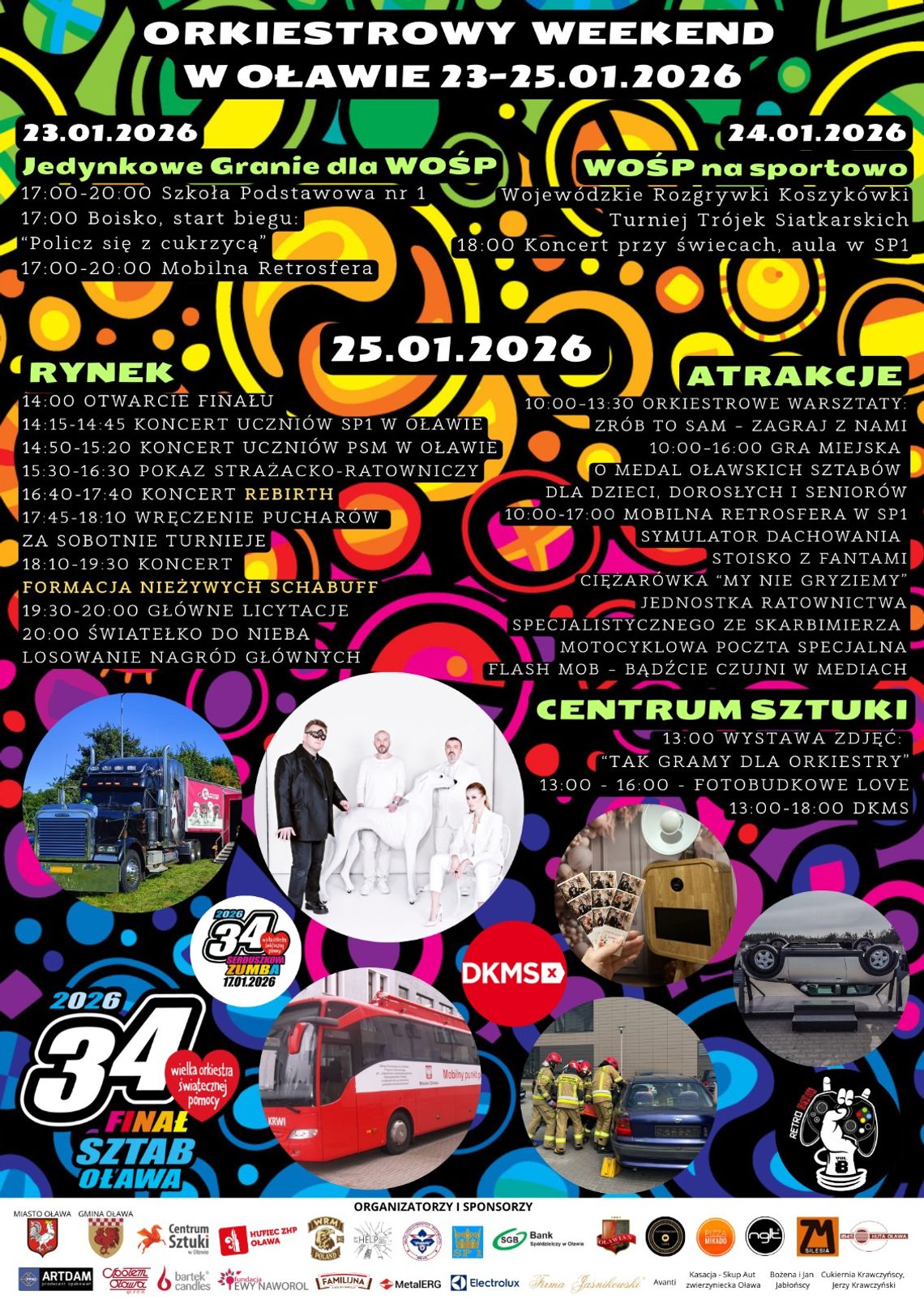 Jakie atrakcje w WOŚPowy weekend w Oławie?