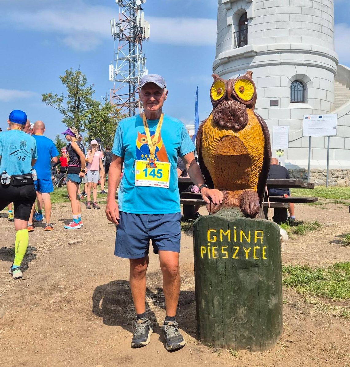 Janek Lechowski wystartował w Biegu na Wielką Sowę