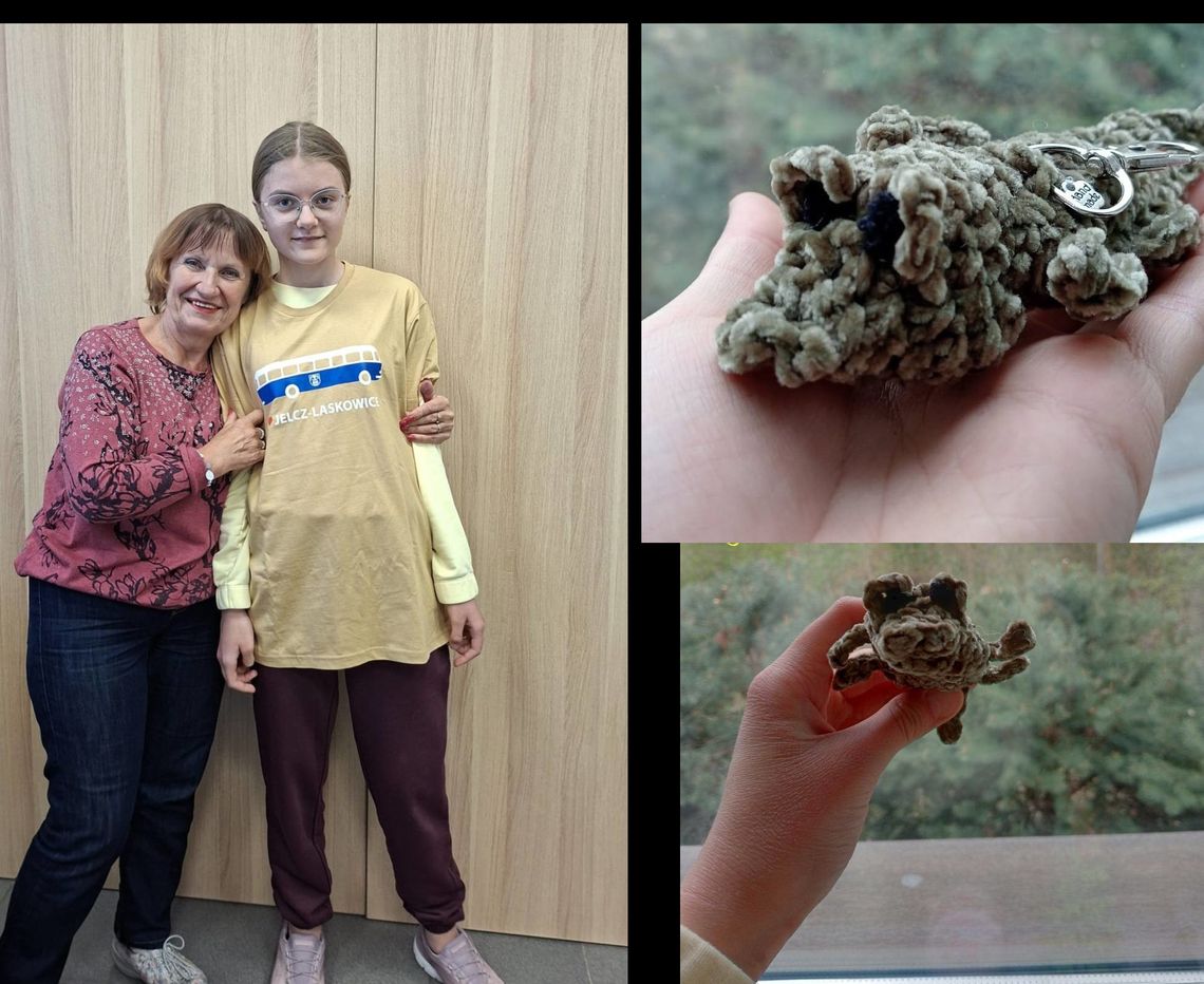 Janina wyróżniona za breloczek zrobiony na szydełku Janina wyróżniona za breloczek zrobiony na szydełku