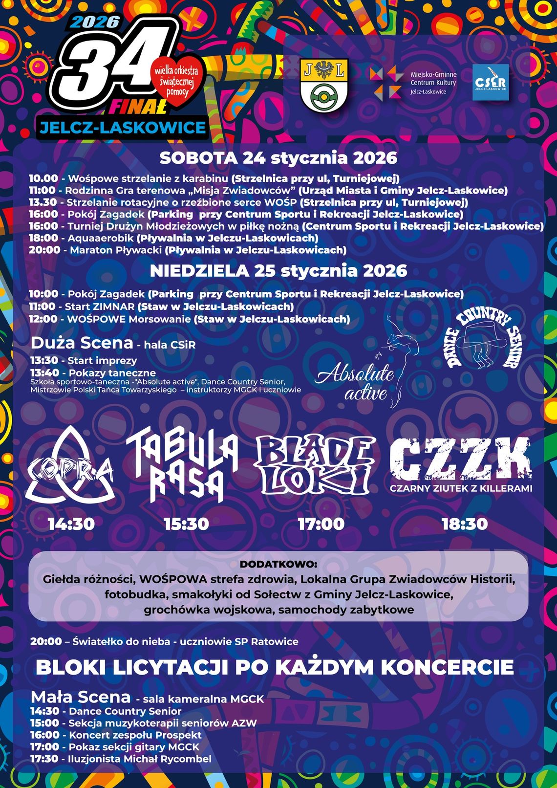 Jelcz-Laskowice. Co będzie się działo podczas finału WOŚP?