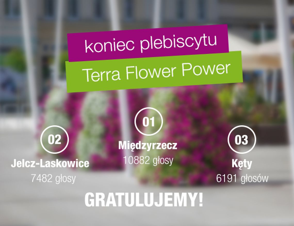 Jelcz-Laskowice drugim najpiękniej ukwieconym miastem w Polsce!