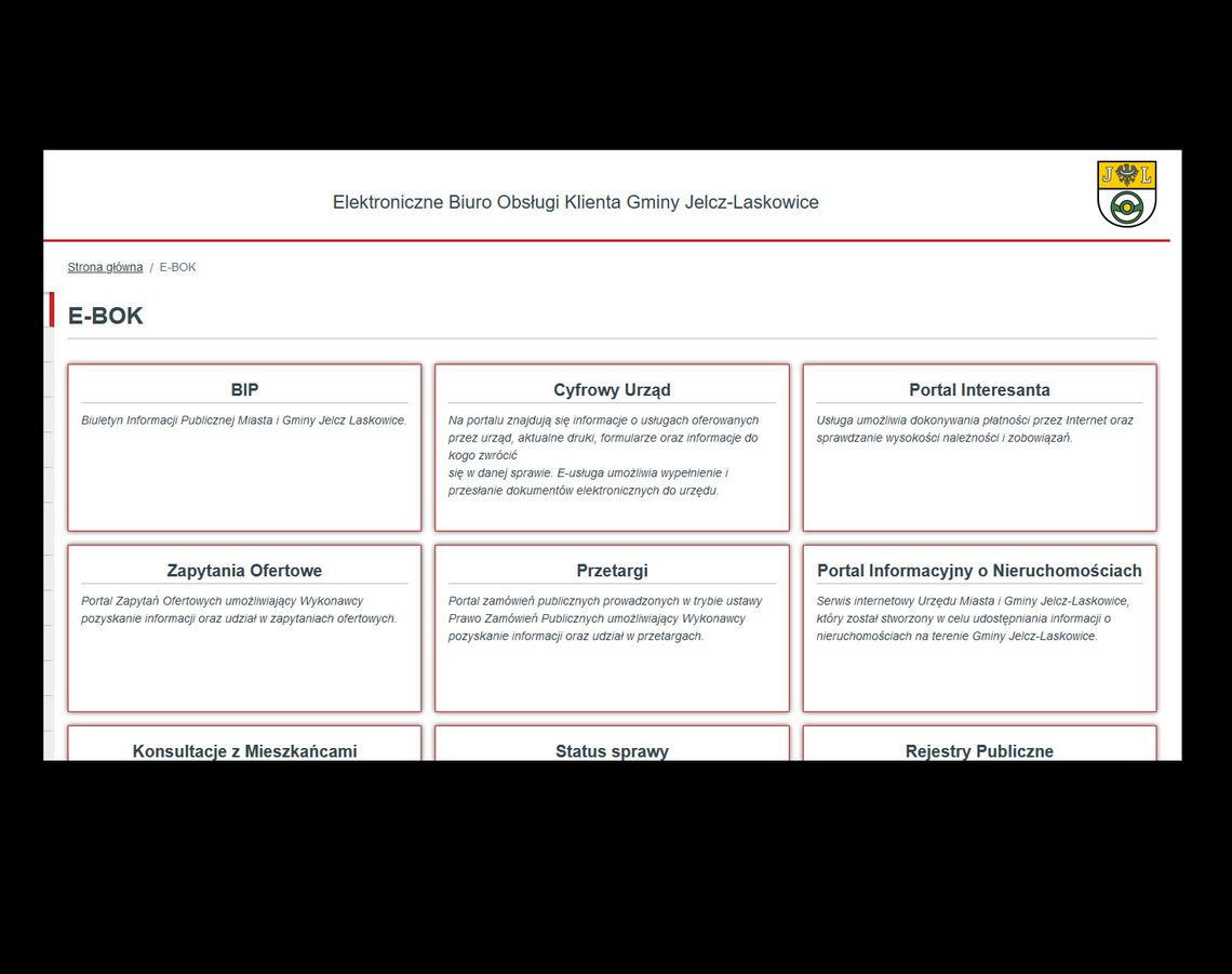 JELCZ-LASKOWICE: E-usługi: prosto, sprawnie i zdalnie