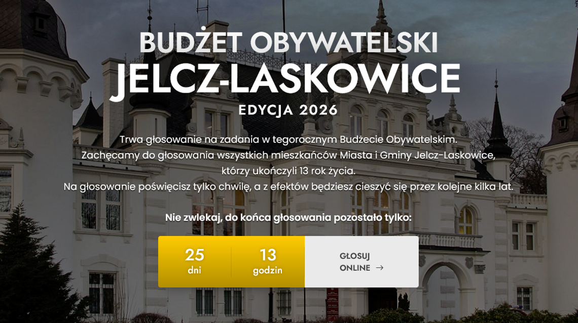 Jelcz-Laskowice. Od dziś możesz głosować w budżecie obywatelskim Jelcz-Laskowice. Od dziś możesz głosować w budżecie obywatelskim