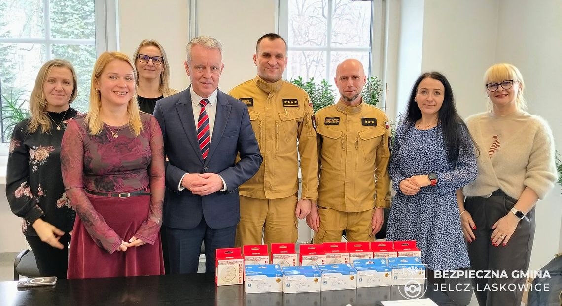 Jelcz-Laskowice rozdaje bezpłatne czujki dla mieszkańców