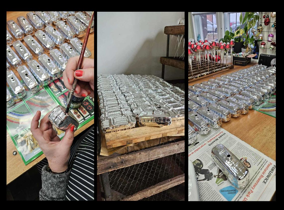 Jelcze na choinkę już się malują. Kolor na razie jest tajemnicą