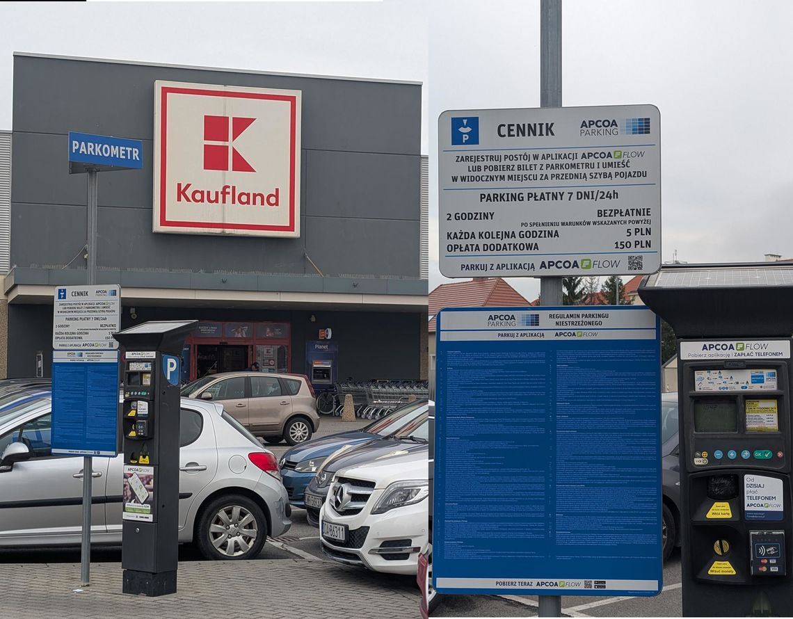 Jest reakcja firmy zarządzającej parkingiem pod Kauflandem