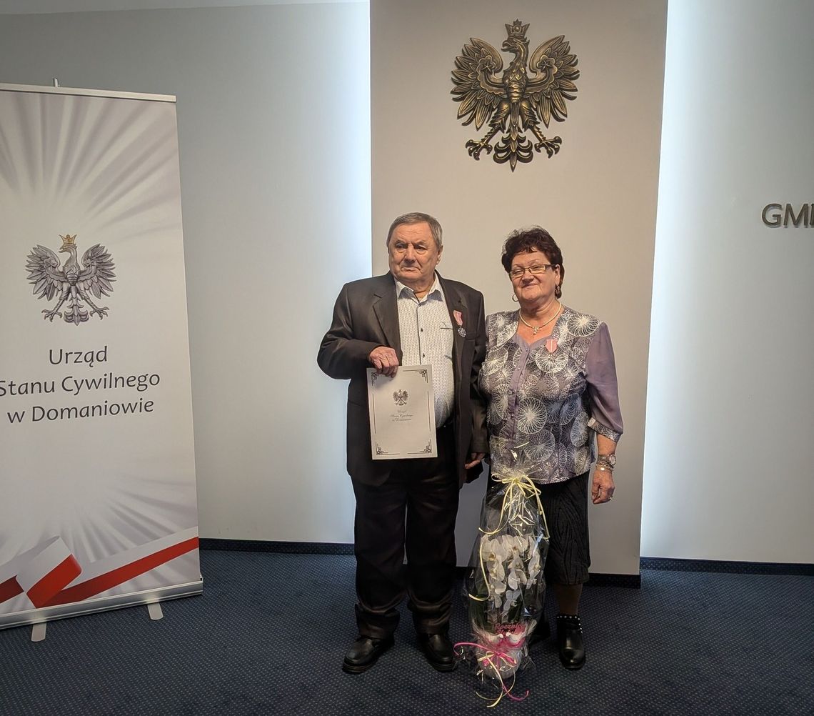 Jubileusz 60-lecia ślubu Janiny i Feliksa Jabłońskich