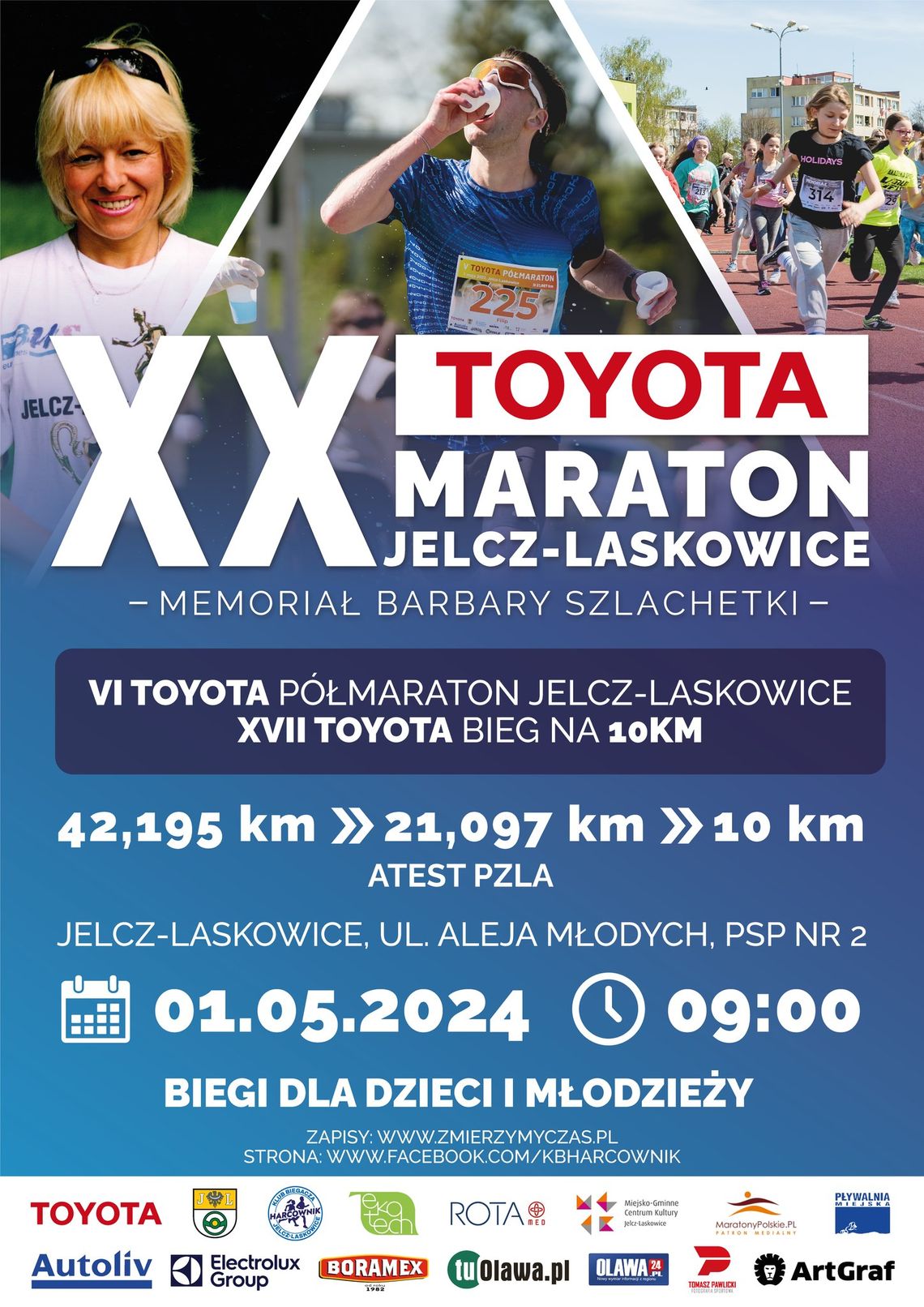 Jubileuszowy maraton w Jelczu-Laskowicach