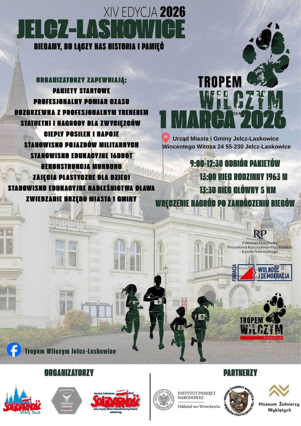 Jutro pierwszy w Jelczu-Laskowicach Bieg Tropem Wilczym