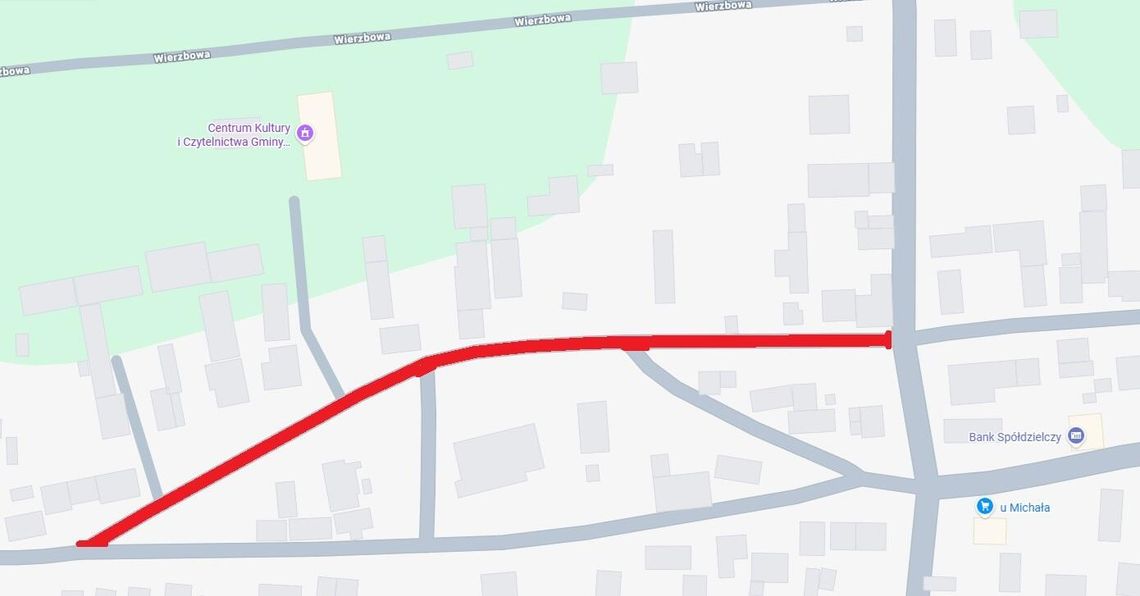 Jutro ten odcinek drogi będzie zamknięty